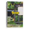123led Solar wandlamp met sensor | Kingsbridge | 3000K | IP54 | Zwart  LDR08540 - 5