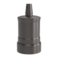 Calex E27 design fitting Ø: 47 mm H: 42mm (parel zwart, Calex)  LCA00257