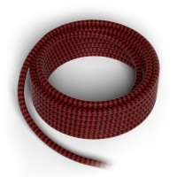 Calex Textielsnoer zwart rood 150cm (Calex)  LCA00224