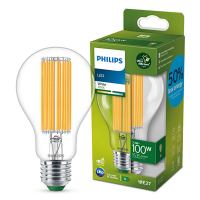 Signify Philips LED lamp E27 | Peer A67 | Ultra Efficient | Filament | 3000K | 7.3W (100W)  LPH02887