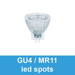 GU4 / MR11 led spots