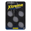 123accu Xtreme Power CR2025 3V 160mAh knoopcel batterij (5 stuks)