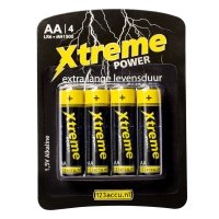 123accu Xtreme Power MN1500 Penlite AA batterij 4 stuks