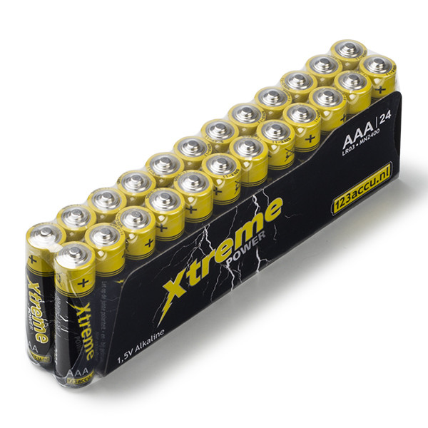 123accu Xtreme Power MN2400 Micro AAA batterij 24 stuks  ADR00009 - 1