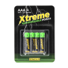 123accu Xtreme Power Oplaadbare AAA / HR03 Ni-Mh batterijen (4 stuks, 800 mAh)