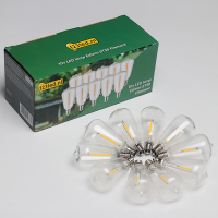 10x LED lamp voor lichtsnoer E12 | Edison ST38 | 2700K | Filament | 24V