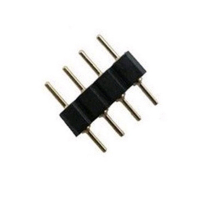 123led 4 pins connector voor RGB led strips | type man-man (123led huismerk)  LDR07792