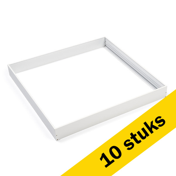 123led Aanbieding: 10x Led paneel opbouwframe 60x60 | Wit  LDR08688 - 1