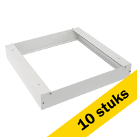 123led Aanbieding: 10x Opbouwframe voor led paneel 30x30 cm incl. schroeven (5cm hoog, wit)  LDR03355