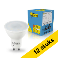 Aanbieding: 12x 123led GU10 LED spot | Sensor dag/nacht | 2700K | 4.5W (50W) LDR02933