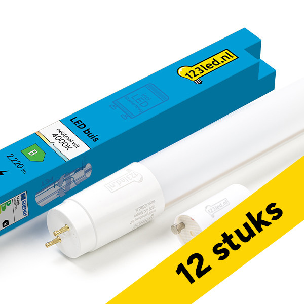 Aanbieding: 12x 123led LED TL buis 120 cm | 4000K (840) | 2220 lumen | High Efficiency | T8 (G13) | 12W (36W) LDR08792 - 1