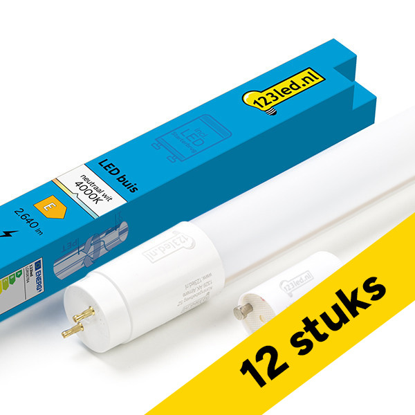 Aanbieding: 12x 123led LED TL buis 150 cm | 4000K (840) | 2640 lumen (SO) | T8 (G13) | 22W (58W) LDR08786 - 1