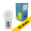 Aanbieding: 12x 123led LED lamp E27 | Kogel G45 | Mat | 2700K | Dimbaar | 4.5W (40W) LDR02873 - 1