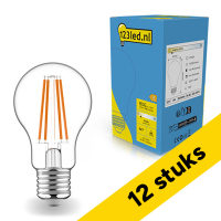 Aanbieding: 12x 123led LED lamp E27 | Peer A60 | Filament | 2700K | 7W (60W) LDR02851