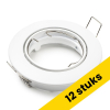 Aanbieding: 12x Led inbouwarmatuur | Rond | Wit | GU10 fitting | Ø 75 mm | IP20 LDR02884 - 1