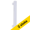 Aanbieding: 2x LED buislamp S14s | 30 cm | 2700K | Dimbaar | 5.5W (30W) LDR06432 - 1