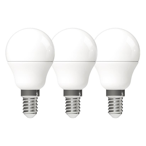 Aanbieding: 3x 123led E14 led-lamp kogel mat 4.2W (45W) LDR06571 - 1