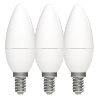 Aanbieding: 3x 123led LED lamp E14 | Kaars C35 | Mat | 2700K | 5.5W (40W) LDR06567