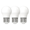 Aanbieding: 3x 123led LED lamp E27 | Kogel G45 | Mat | 2700K | 4.9W (40W)