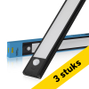 Aanbieding: 3x Led kastverlichting 40 cm | Beweginggsensor | 3000-4000-6500K | Zwart LDR02187 - 1