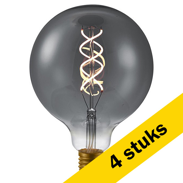 Aanbieding: 4x 123led LED lamp E27 | Globe G125 | Filament | 2200K | Dimbaar | 5W (13W) LDR09106 - 1