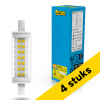 Aanbieding: 4x 123led led lamp R7s | Staaflamp | SMD | 78mm | 2700K | 7W (60W) LDR02603 - 1