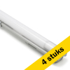 Aanbieding: 4x LED TL armatuur 120 cm | incl. TL buis | 4000K | 2160 lumen | IP65 | 18W