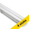 Aanbieding: 4x LED TL armatuur 150 cm | incl. TL buizen | 4000K | 5280 lumen | IP65 | 2x 22W