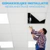 123led Aanbieding: 5x Led paneel 60x60 cm | 4000K | Helder Wit (840) | UGR22 | 4000 lumen | 40W  LDR08655 - 3