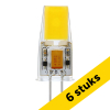 Aanbieding: 6x 123led G4 LED capsule | COB | Helder | 2700K | Dimbaar | 2W (26W) LDR09373 - 1