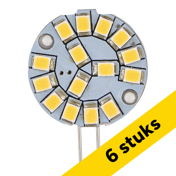 Aanbieding: 6x 123led G4 LED capsule | SMD | Helder | 2700K | 1.8W (22W) LDR09367 - 1