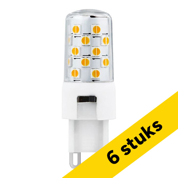 Aanbieding: 6x  123led G9 LED capsule | 3000-4000K-6500K | SMD | Helder | Dimbaar | 3.4W (32W) LDR09375 - 1