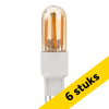 Aanbieding: 6x 123led G9 LED capsule | Filament | Goud | 2200K | Dimbaar | 3W (24W) LDR09377 - 1