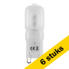 Aanbieding: 6x 123led G9 LED capsule | SMD | Mat | 2700K | Dimbaar | 2W (19W) LDR01314 - 1