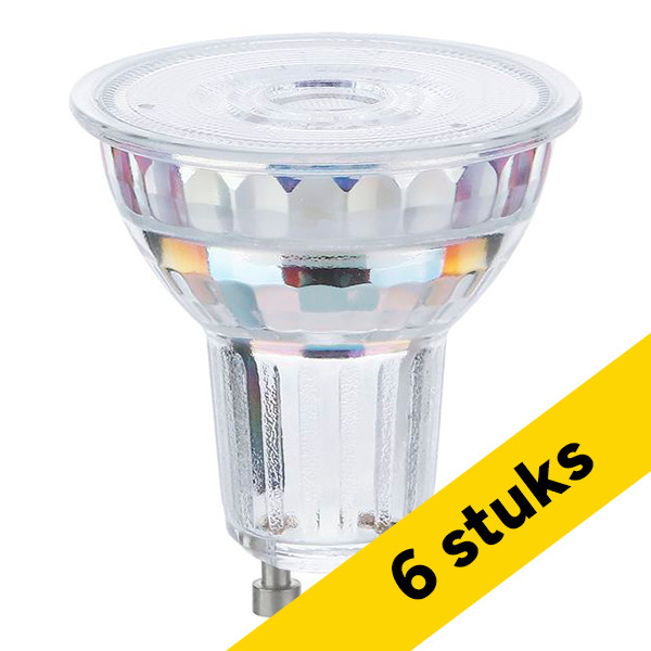 Aanbieding: 6x 123led GU10 LED spot | 2700K | 3-staps dimbaar | 3.7W (35W) LDR09464 - 1
