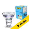 Aanbieding: 6x 123led GU10 LED spot | 2700K | Dimbaar | 7.4W (65W)