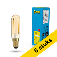 Aanbieding: 6x 123led LED lamp E14 | Buis T25 | Filament | Goud | 2100K | Dimbaar | 3.5W (25W) LDR02665