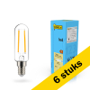 Aanbieding: 6x 123led LED lamp E14 | Buis T25 | Filament | Helder | 2700K | 250 lumen LDR02125 - 1