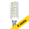 Aanbieding: 6x 123led LED lamp E14 | Capsule T30 | 2700K | 4W (35W) LDR06502 - 1