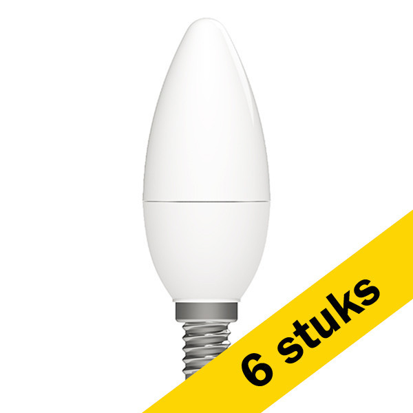 123led Aanbieding: 6x 123led LED lamp E14 | Kaars B35 | Dim to Warm | Mat | 2200-2700K | Dimbaar | 5.5W (40W)  LDR06530 - 1