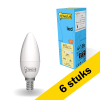 123led Aanbieding: 6x 123led LED lamp E14 | Kaars C35 | Mat | 2700K | 4.9W (40W)  LDR01855