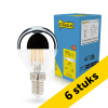 Aanbieding: 6x 123led LED lamp E14 | Kogel G45 | Kopspiegel | Zilver | 2700K | Dimbaar | 4.5W LDR02243 - 1