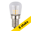 Aanbieding: 6x 123led LED lamp E14 | Pilot P23 | Helder | 2700K | 2W (17W) LDR09391 - 1