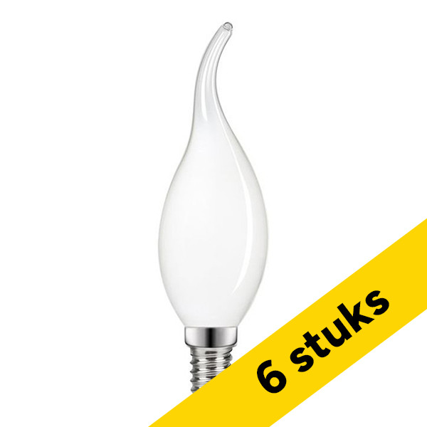 123led Aanbieding: 6x 123led LED lamp E14 | Sierkaars C35 | Mat | 2700K | Dimbaar | 5W (40W)  LDR09295 - 1