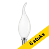 Aanbieding: 6x 123led LED lamp E14 | Sierkaars C35 | Mat | 2700K | Dimbaar | 5W (40W) LDR09295 - 1