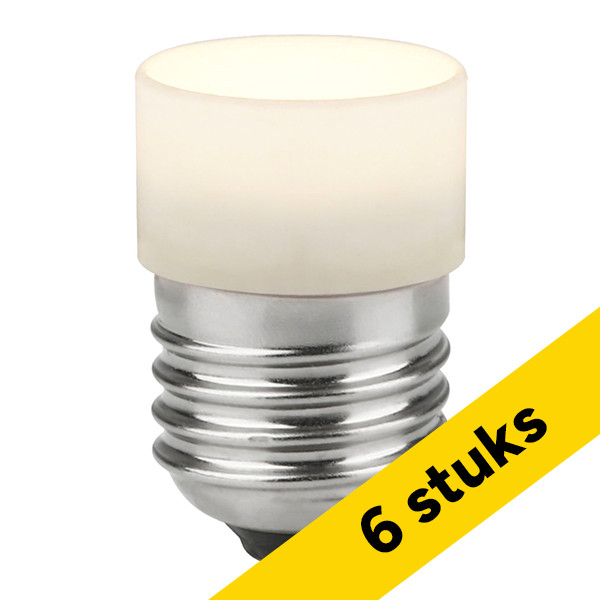 Aanbieding: 6x 123led LED lamp E27 | Buis T28 | Mat | 2700K | Dimbaar | 3.4W (25W) LDR09525 - 1