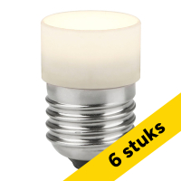 Aanbieding: 6x 123led LED lamp E27 | Buis T28 | Mat | 2700K | Dimbaar | 3.4W (25W) LDR09525
