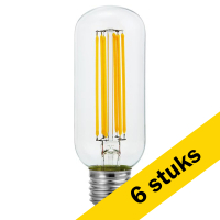 Aanbieding: 6x 123led LED lamp E27 | Buis T45 | Filament | 2500K | Dimbaar | CRI >93 | 6.5W (48W) LDR09206