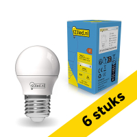 Aanbieding: 6x 123led LED lamp E27 | Kogel G45 | Mat | 2700K | 2.5W (25W) LDR01805