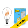 Aanbieding: 6x 123led LED lamp E27 | Peer A60 | Filament | Daglichtsensor | 2700K | 7.3W (60W) LDR02129 - 1